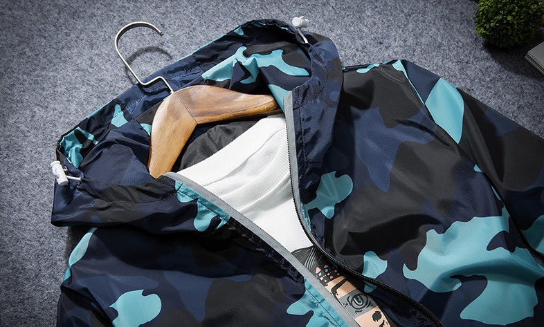 Covrlge Men Jacket Fashion Spring Men Brand Camouflage Jackets Casual Mens Coat Men's Hooded Luminous Zipper Coats MWJ011 - Image 4