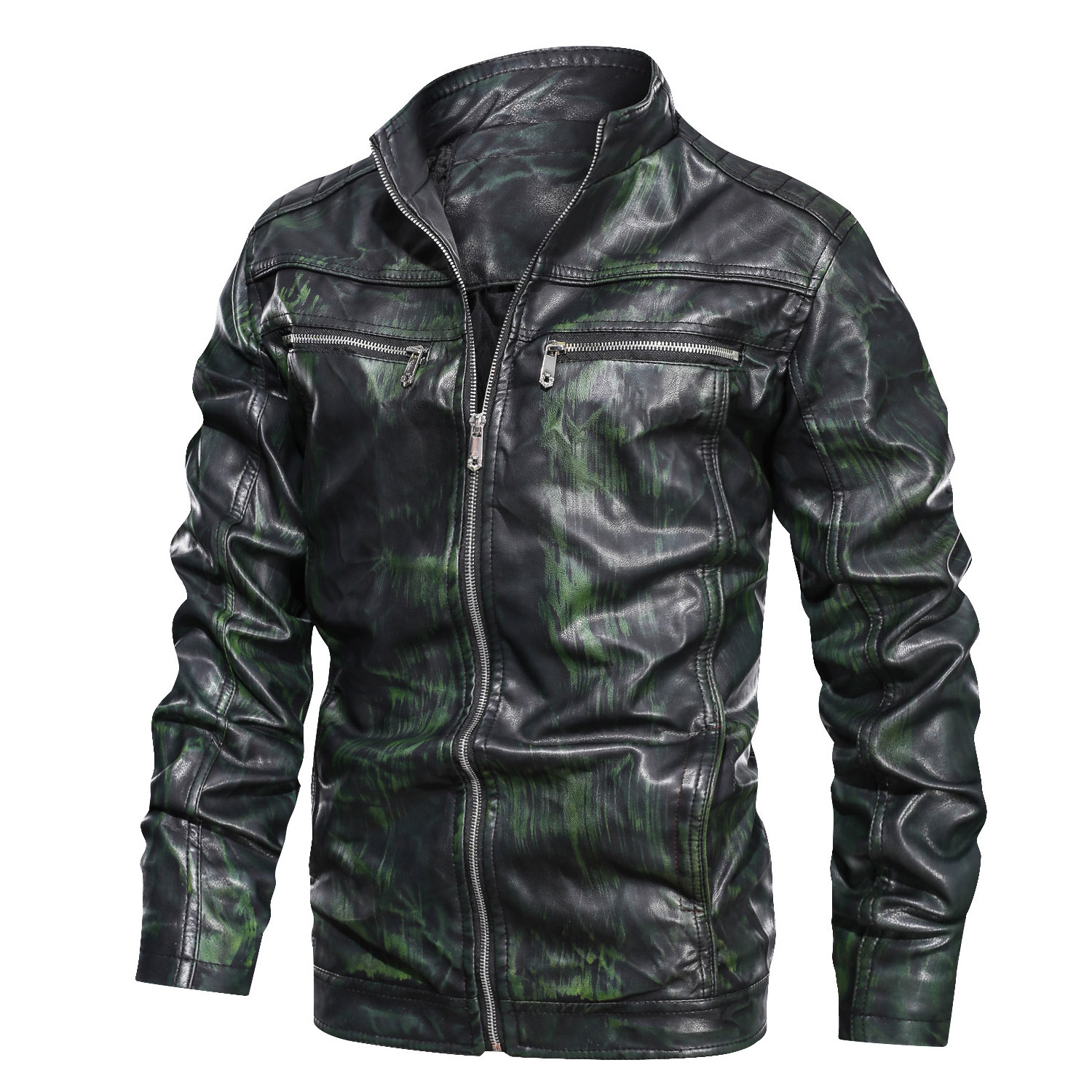 Men's leather jacket - Image 3