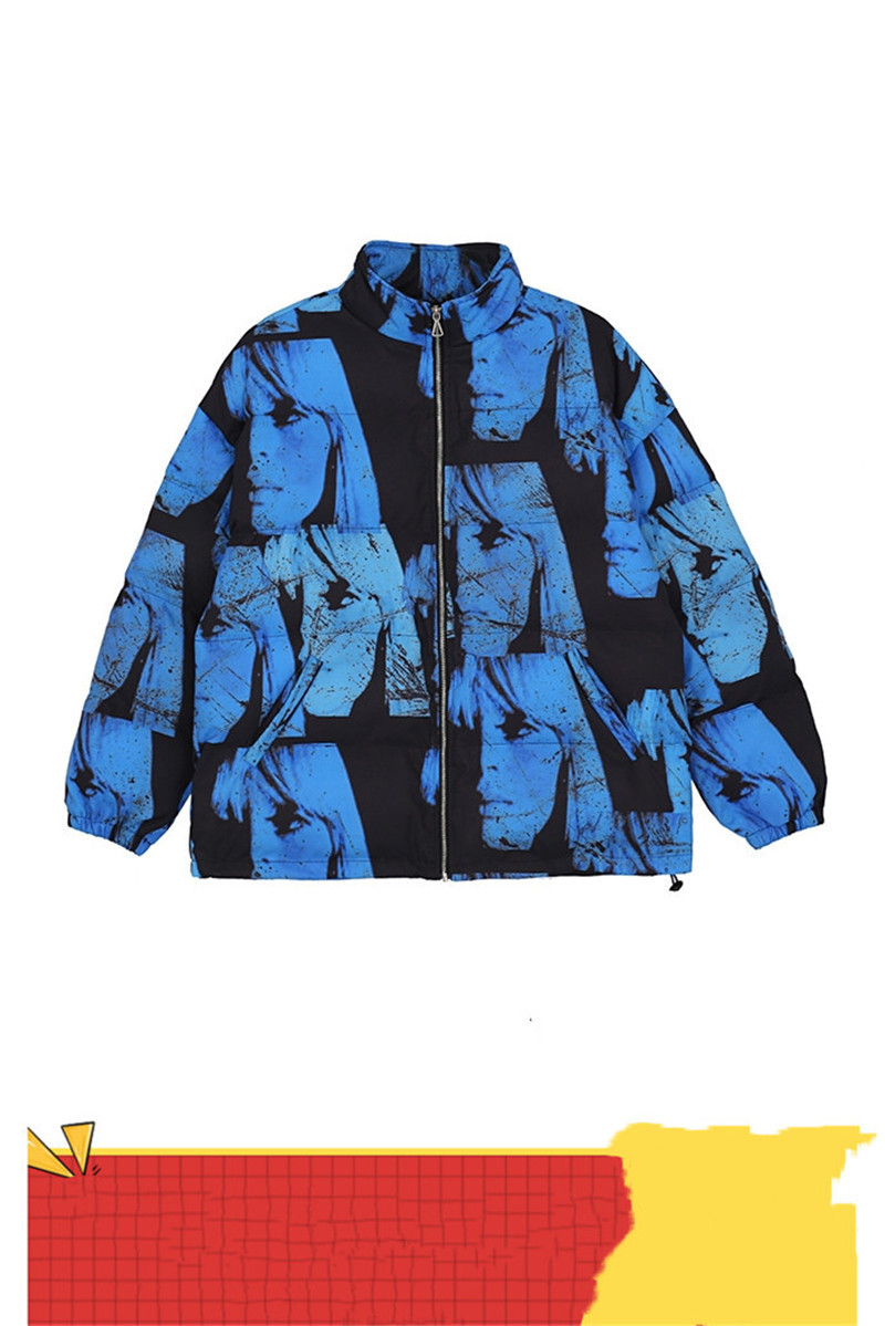 Dark Tide Brand Cartoon Print Cotton Jacket - Image 2