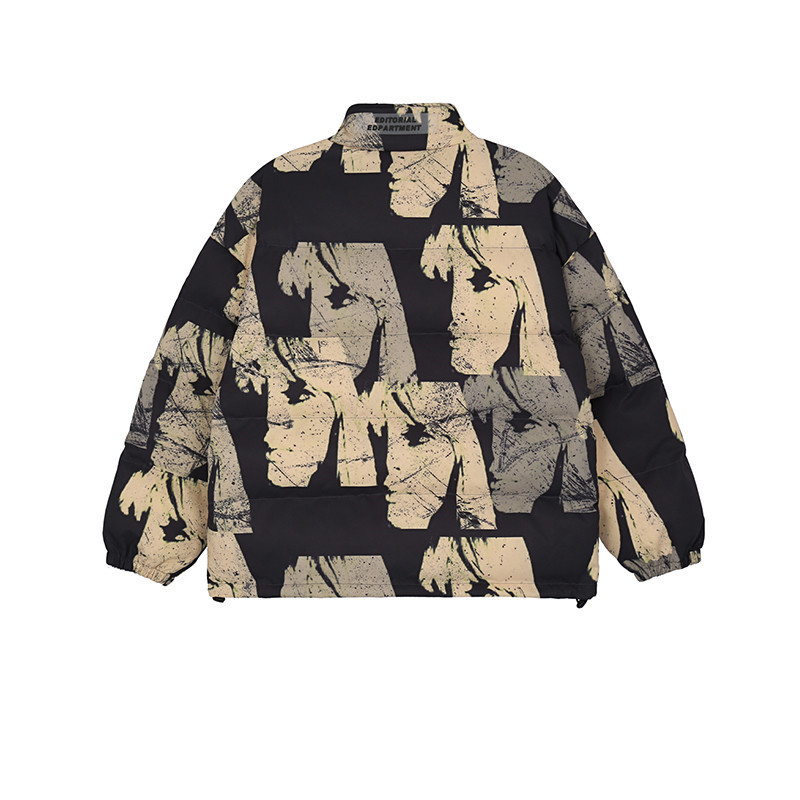 Dark Tide Brand Cartoon Print Cotton Jacket - Image 3