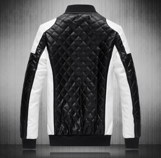 Oversized men's leather jacket - Image 4
